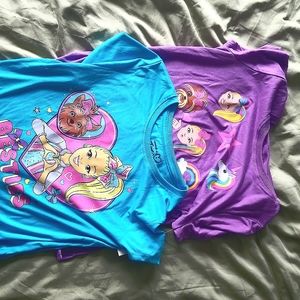 2pk Jojo Siwa t shirts